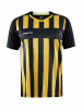 Craft Progress 2.0 Stripe Jersey M Musta/keltainen