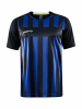 Craft Progress 2.0 Stripe Jersey M Musta/sininen