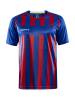 Craft Progress 2.0 Stripe Jersey M Sininen/kirkkaanpunainen