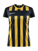 Craft Progress 2.0 Stripe Jersey W Musta/keltainen