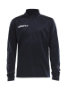 Craft Progress Halfzip Ls Tee Jr Black
