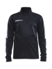 Craft Progress Halfzip Ls Tee Jr Black / White