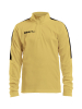 Craft Progress Halfzip Ls Tee Jr Keltainen/musta