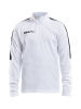 Craft Progress Halfzip Ls Tee Jr Valkoinen