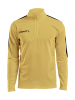 Craft Progress Halfzip Ls Tee M Keltainen/musta