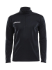 Craft Progress Halfzip Ls Tee M Musta/valkoinen