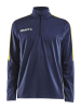 Craft Progress Halfzip Ls Tee M Navy / Sweden Yellow