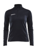 Craft Progress Halfzip Ls Tee W Black / White