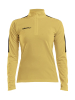Craft Progress Halfzip Ls Tee W Sweden Yellow / Black