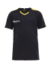 Craft Progress Jersey Contrast Jr Musta/keltainen
