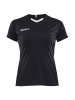 Craft Progress Jersey Contrast W Musta/valkoinen