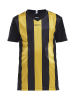 Craft Progress Jersey Stripe Jr Musta/keltainen