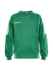 Craft Progress R-neck Sweater Jr Team Green / White