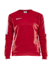 Craft Progress R-neck Sweater W Bright Red / White