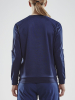 Craft Progress R-neck Sweater W Navy / Valkoinen