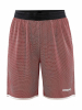Craft Progress Reversible Basket Shorts W Punainen/valkoinen