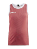 Craft Progress Reversible Basket Singlet Jr Bright Red / White