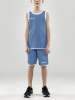 Craft Progress Reversible Basket Singlet Jr Club Cobolt / White