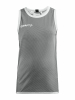 Craft Progress Reversible Basket Singlet Jr Musta/valkoinen