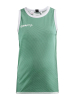 Craft Progress Reversible Basket Singlet Jr Team Green / White
