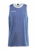 Craft Progress Reversible Basket Singlet M Sininen/valkoinen