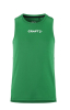 Craft Rush 2.0 Singlet Jr Vihreä