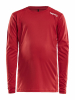Craft Rush Ls Tee Jr Kirkkaanpunainen