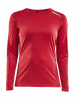 Craft Rush Ls Tee W Kirkkaanpunainen