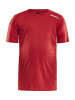 Craft Rush Ss Tee Jr Kirkkaanpunainen