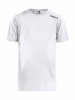 Craft Rush Ss Tee Jr Valkoinen