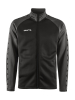 Craft Squad 2.0 Full Zip M Musta/graniitti