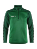 Craft Squad 2.0 Half Zip Jr Vihreä
