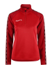 Craft Squad 2.0 Half Zip W Kirkkaanpunainen