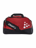 Craft Squad Duffel Musta/kirkkaanpunainen