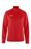 Craft Squad Go Fz Jacket W Kirkkaanpunainen