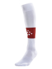 Craft Squad Sock Contrast Valkoinen/kirkkaanpunainen