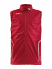 Craft Warm Club Vest Jr Kirkkaanpunainen