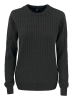 Cutter & Buck Blakely Knitted Sweater Ladies' Meleerattu Antrasiitti