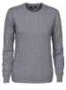Cutter & Buck Blakely Knitted Sweater Ladies' Meleerattu Harmaa