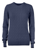 Cutter & Buck Blakely Knitted Sweater Ladies' Meleerattu Navy