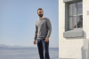 Cutter & Buck Blakely Knitted Sweater Men's Meleerattu Navy