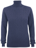 Cutter & Buck Blakely Rollerneck Ladies Meleerattu Navy