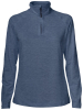 Cutter & Buck Coos Bay Half Zip Ladies Meleerattu Sininen
