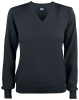 Cutter & Buck Everett V-neck Ladies Black