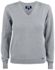Cutter & Buck Everett V-neck Ladies Meleerattu Harmaa