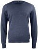 Cutter & Buck Kennewick Crewneck Meleerattu Merensininen