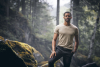Cutter & Buck Manzanita Roundneck Men Valkoinen