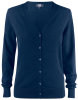 Cutter & Buck Oakville Cardigan Ladies Tumman Sininen