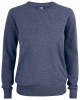 Cutter & Buck Oakville Crewneck Ladies Meleerattu Navy