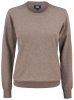 Cutter & Buck Oakville Crewneck Ladies Meleerattu Nougat